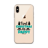 First Christmas As Daddy Clear Case for iPhone®