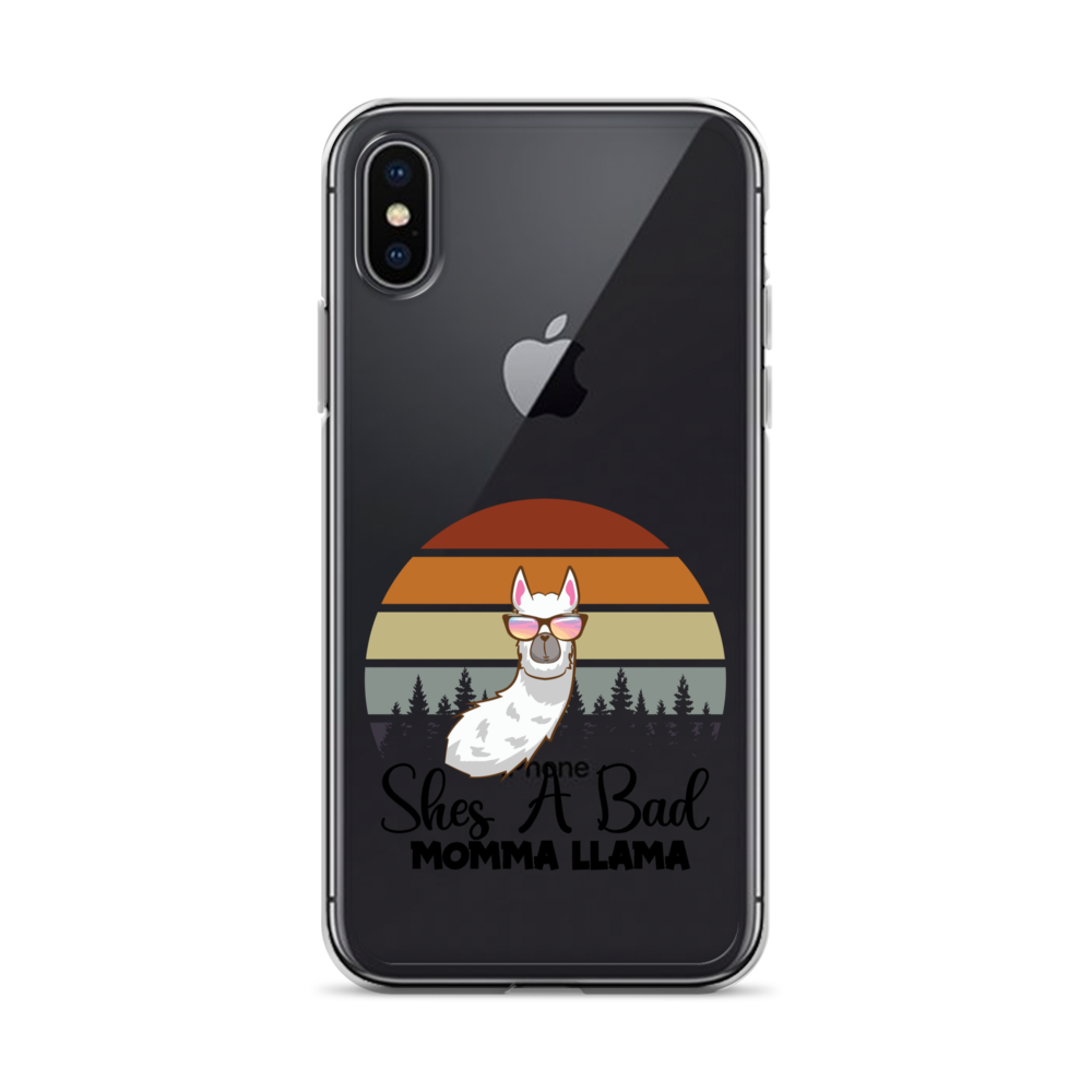 She's A Bad Momma Llama Clear Case for iPhone®