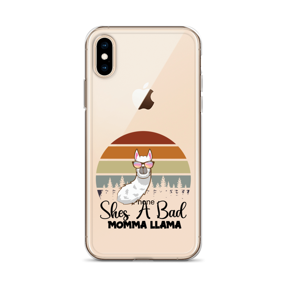 She's A Bad Momma Llama Clear Case for iPhone®