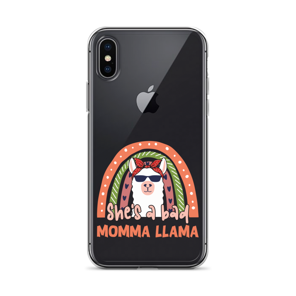 She's A Bad Momma Llama Clear Case for iPhone®