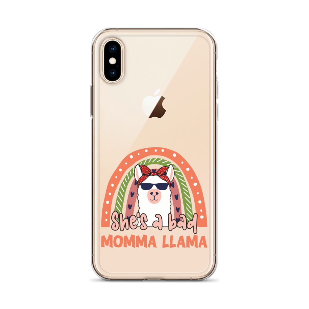 She's A Bad Momma Llama Clear Case for iPhone®