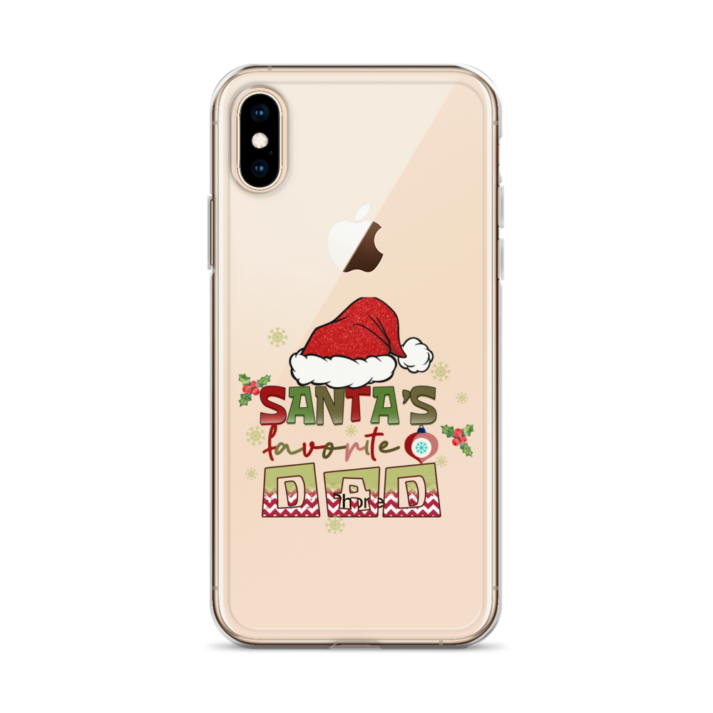 Santa's Favorite Dad Clear Case for iPhone®