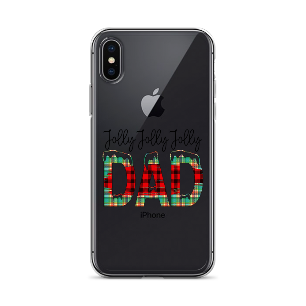 Jolly Jolly Jolly Dad Clear Case for iPhone®