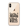 Grandpa A Dad Without Rules Clear Case for iPhone®