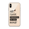 Eat, Sleep, Embarrass My Kids, Repeat Clear Case for iPhone®