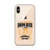 I Just Want To Drink Beer And Embarrass My Kids Clear Case for iPhone®