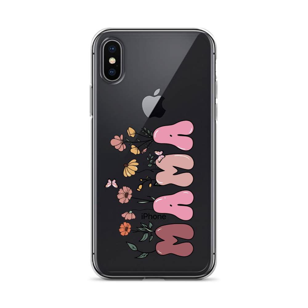 Floral Mama Clear Case for iPhone®