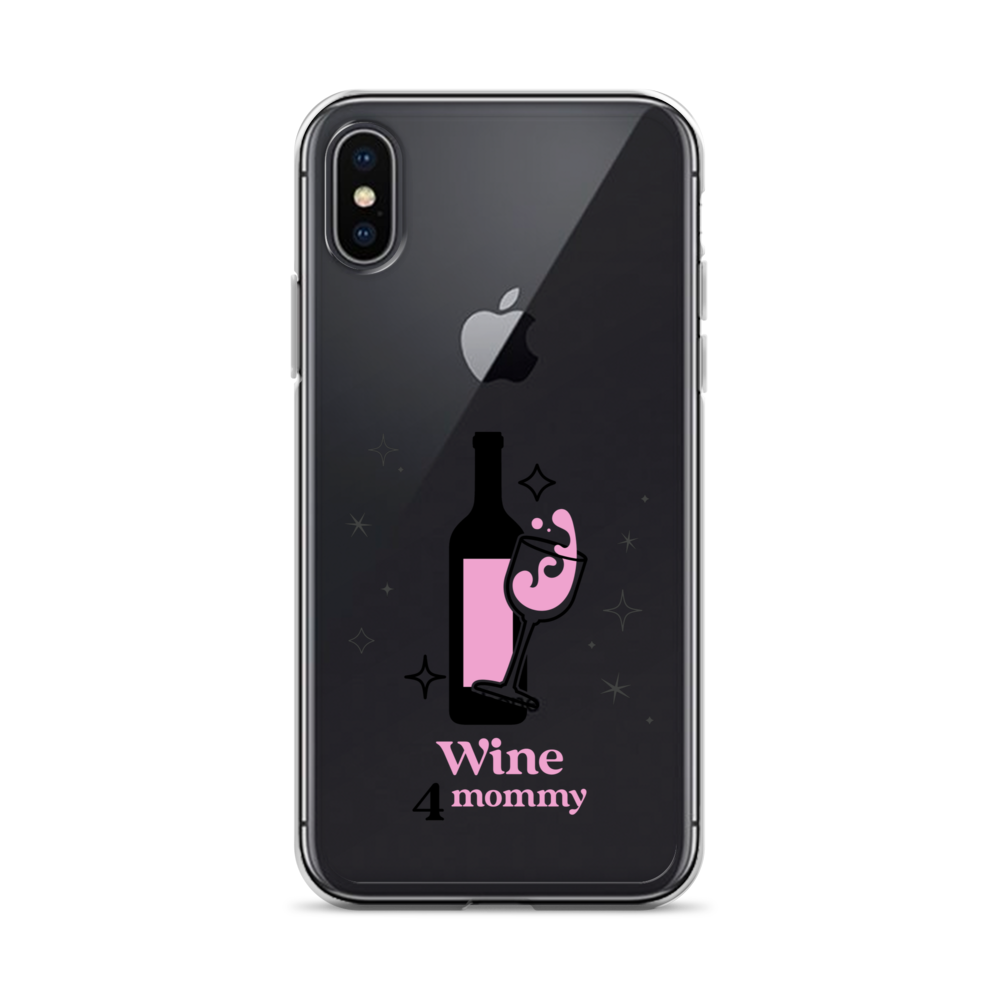 Wine For Mommy Clear Case for iPhone®