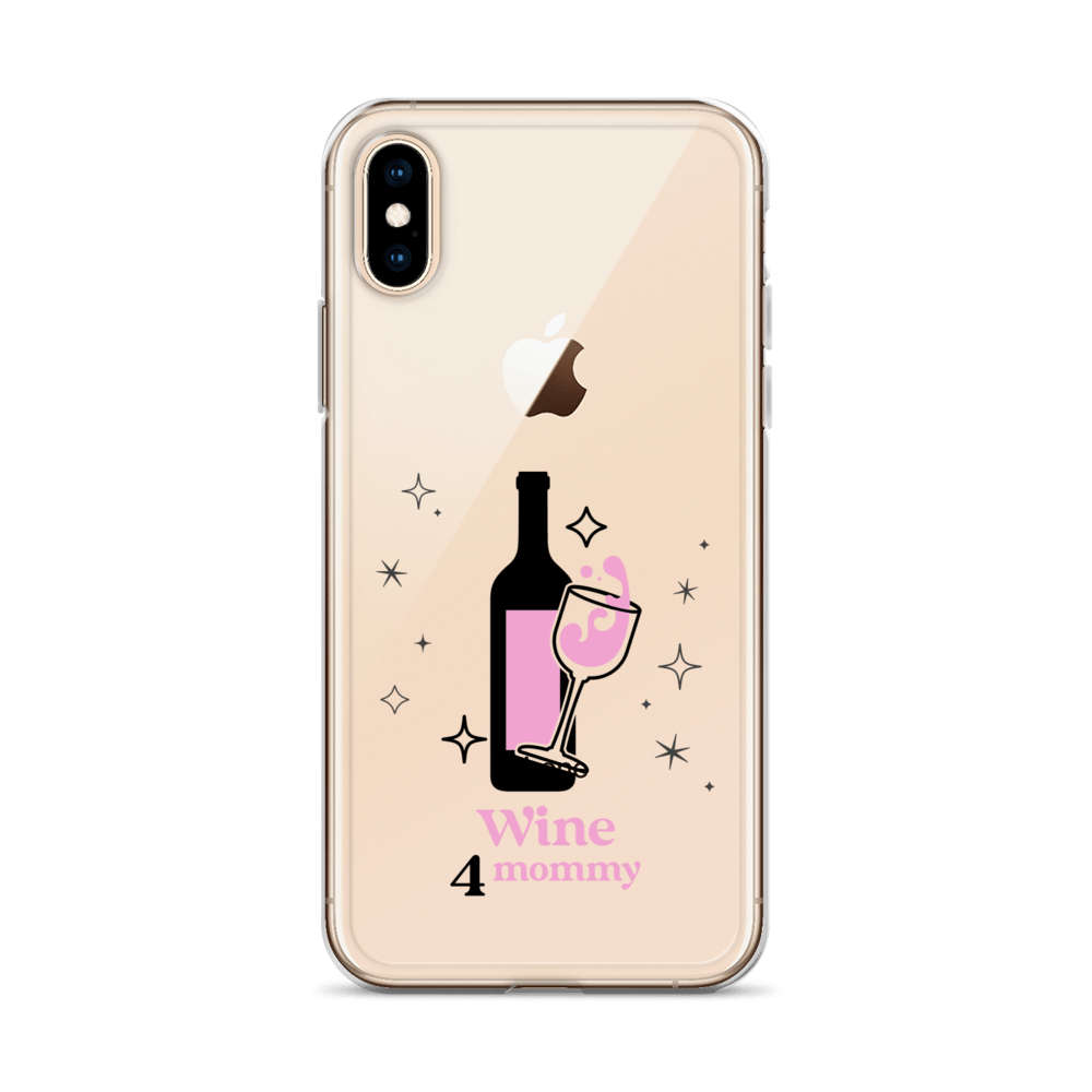 Wine For Mommy Clear Case for iPhone®