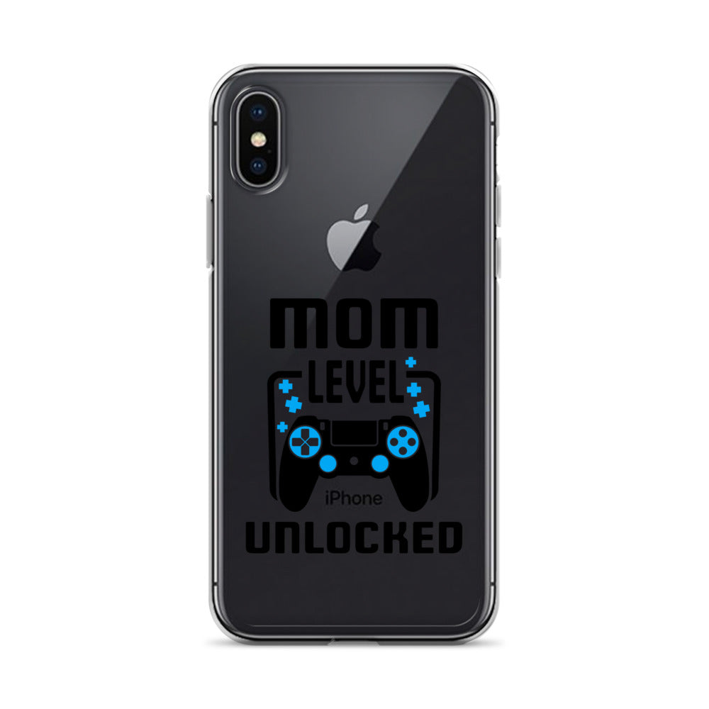 Mom Level Unlocked Clear Case for iPhone®