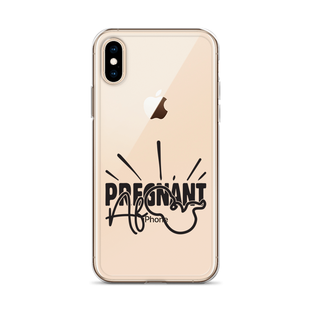 Pregnant AF Clear Case for iPhone®