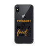 Pregnant AF Not A Food Baby Clear Case for iPhone®