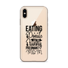 Eating Donuts For Two Funny Pregnant Mom Clear Case for iPhone®