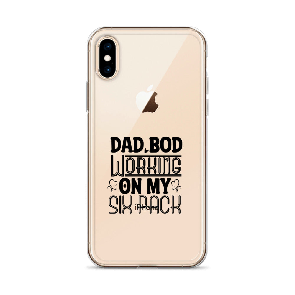 Dad Bod Working On My Six Pack Clear Case for iPhone®