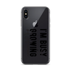 I Can't I'm Busy Growing A Human Clear Case for iPhone®