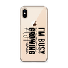 I Can't I'm Busy Growing A Human Clear Case for iPhone®