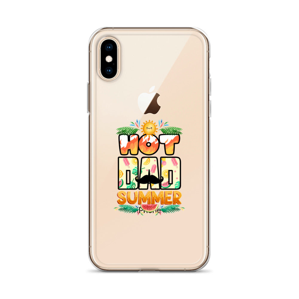 Hot Dad Summer Clear Case for iPhone®