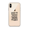 When My Father Didnt Have My Hand He Had My Back Clear Case for iPhone®