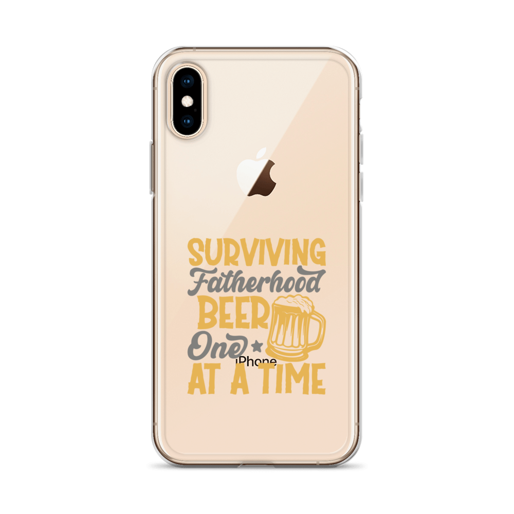 Surviving Fatherhood One Beer At A time Clear Case for iPhone®