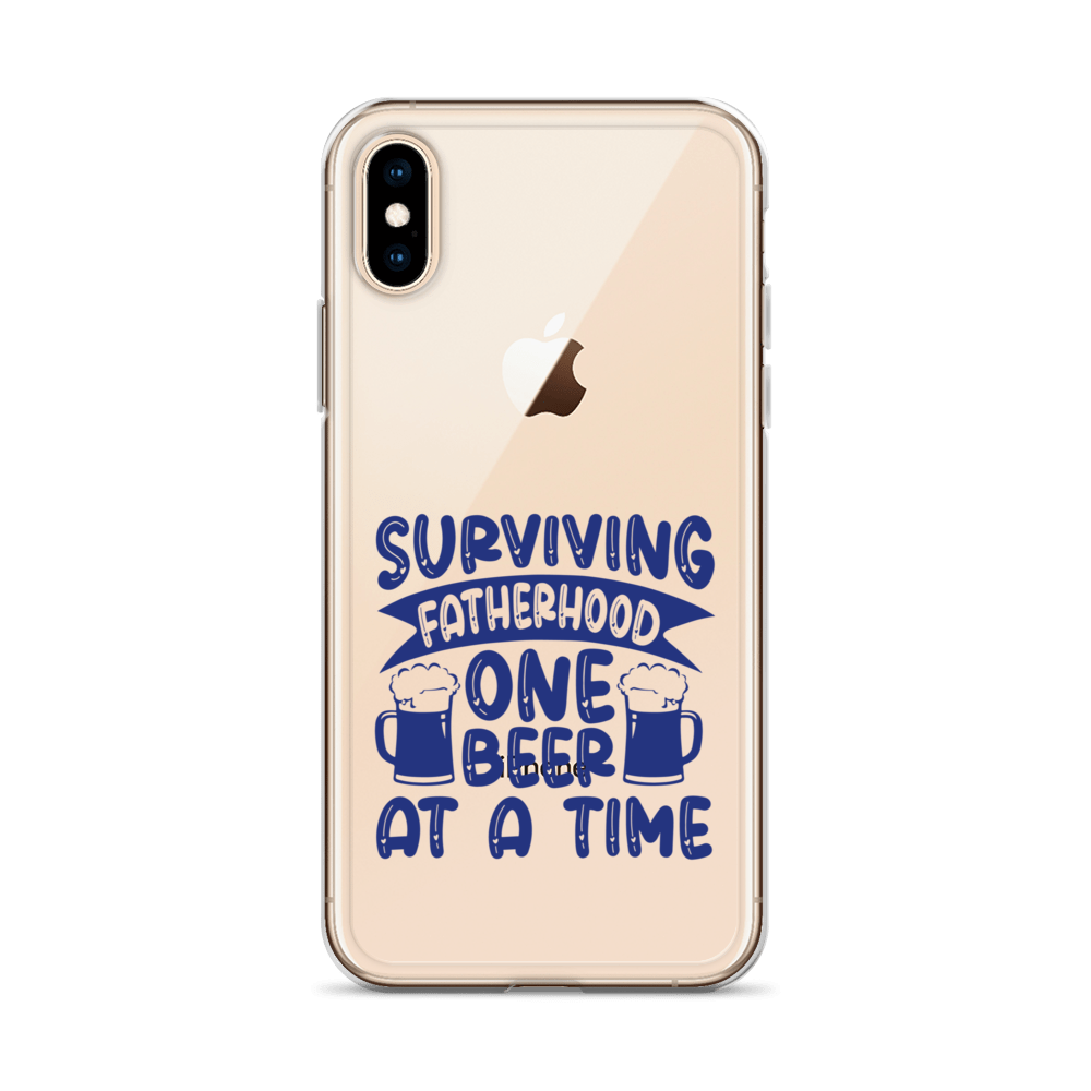 Surviving Fatherhood One Beer At A time Clear Case for iPhone®