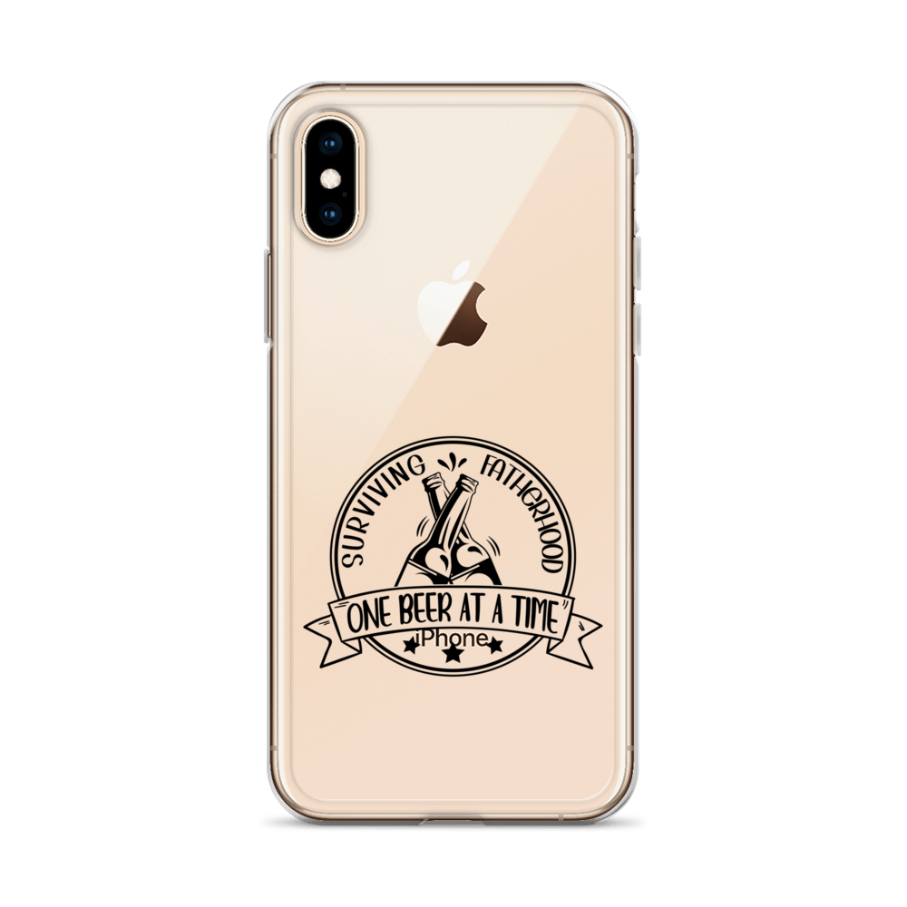 Surviving Fatherhood One Beer At A time Clear Case for iPhone®