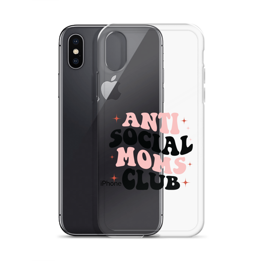 Anti Social Moms Club Clear Case for iPhone®