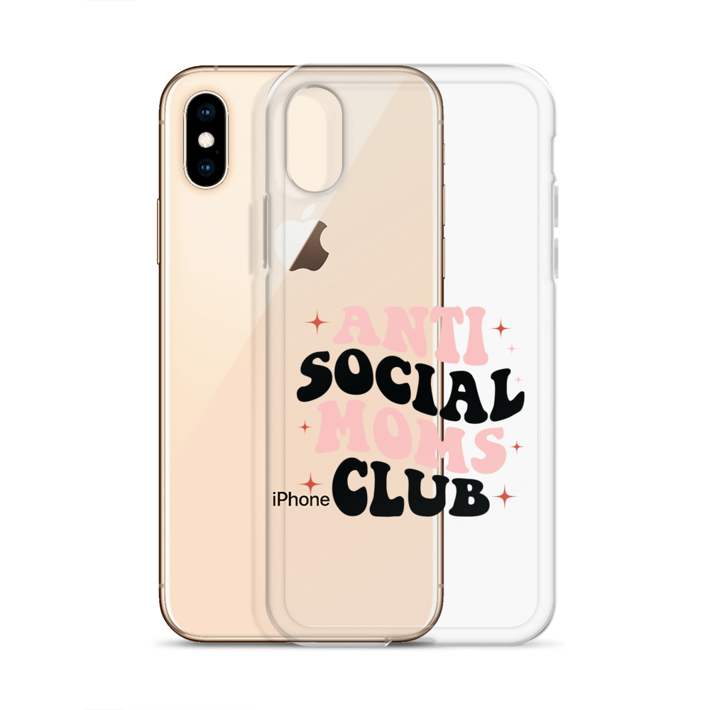 Anti Social Moms Club Clear Case for iPhone®