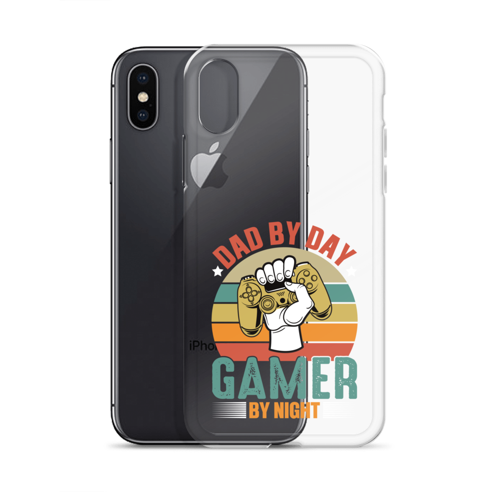 Dad By Day Gamer By Night Clear Case for iPhone®