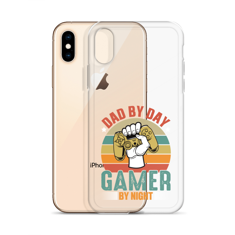 Dad By Day Gamer By Night Clear Case for iPhone®