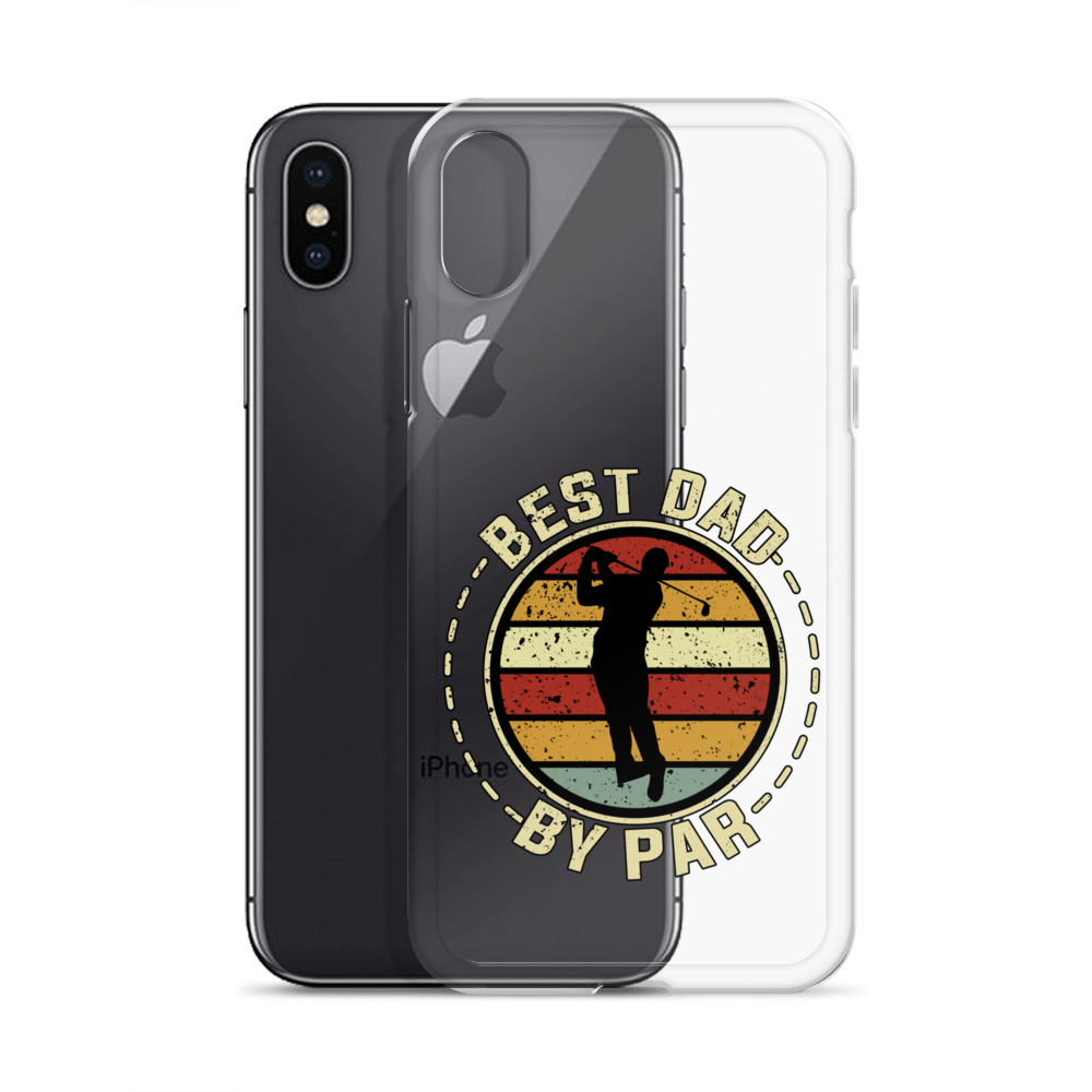 Best Dad By Par Clear Clear Case for iPhone®