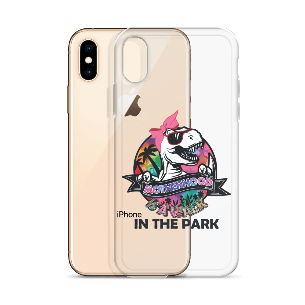 Motherhood Is A Walk In The Park Clear Case for iPhone®