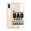 I Have Two Titles Dad And Papaw And I Rock Them Both Clear Case for iPhone®