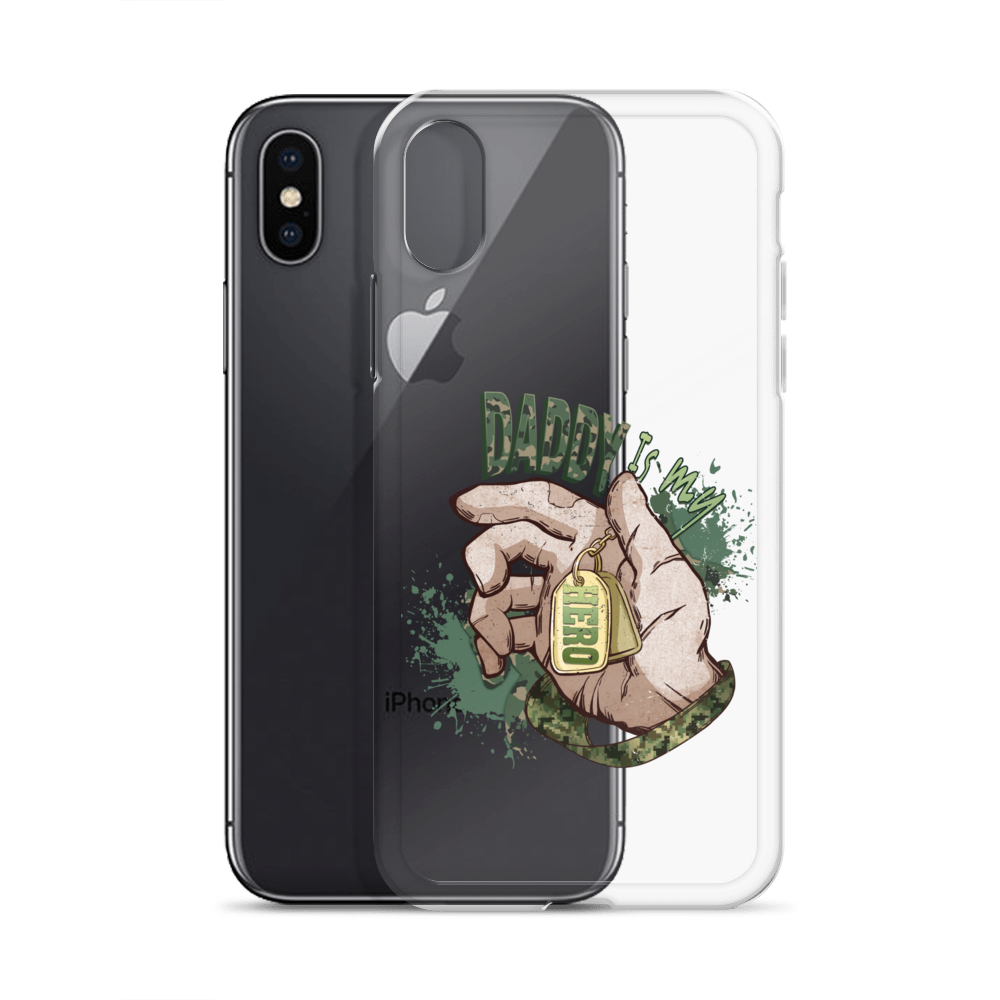 Daddy Is My Hero Clear Case for iPhone®