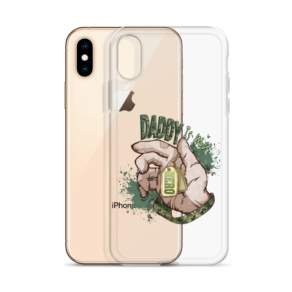 Daddy Is My Hero Clear Case for iPhone®