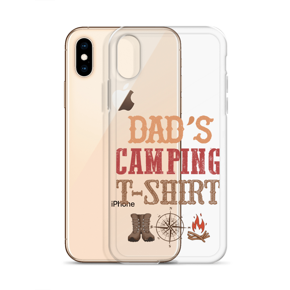 Dad's Camping T-Shirt Clear Case for iPhone®