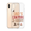 Dad's Camping T-Shirt Clear Case for iPhone®