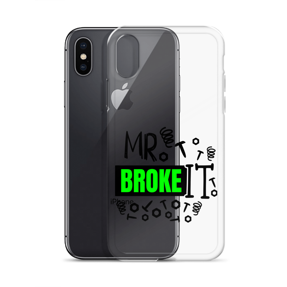 Mr Broke It Clear Case for iPhone®