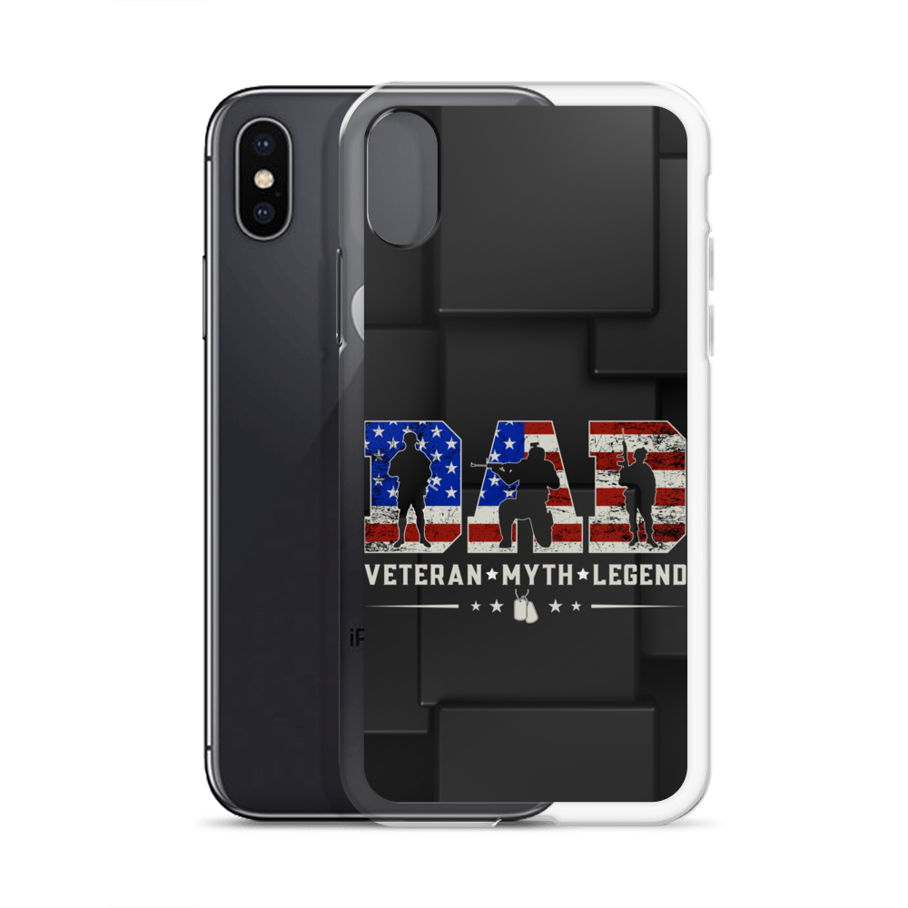 Dad Veteran Myth Legend Clear Case for iPhone®