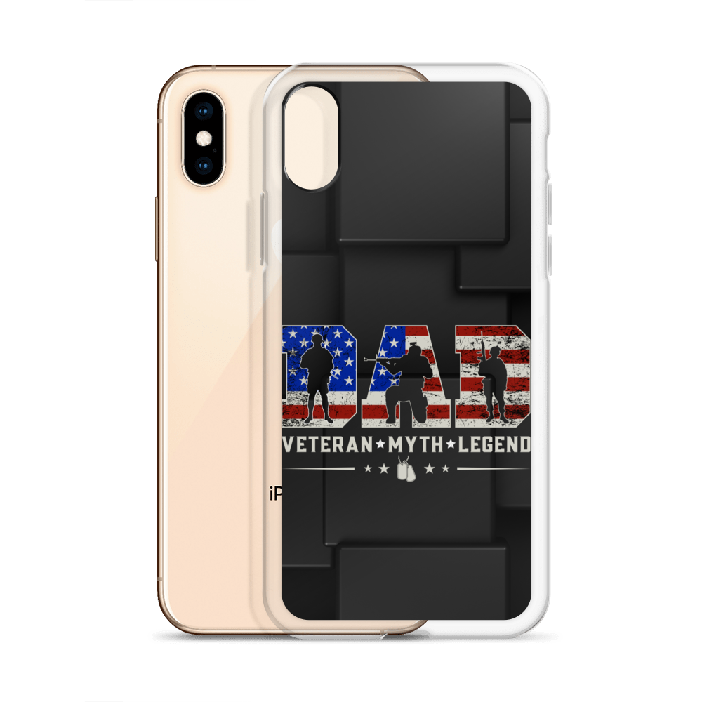 Dad Veteran Myth Legend Clear Case for iPhone®