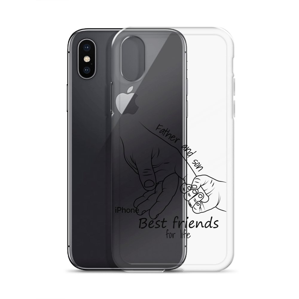 Father And Son Best Friends For Life Clear Case for iPhone®