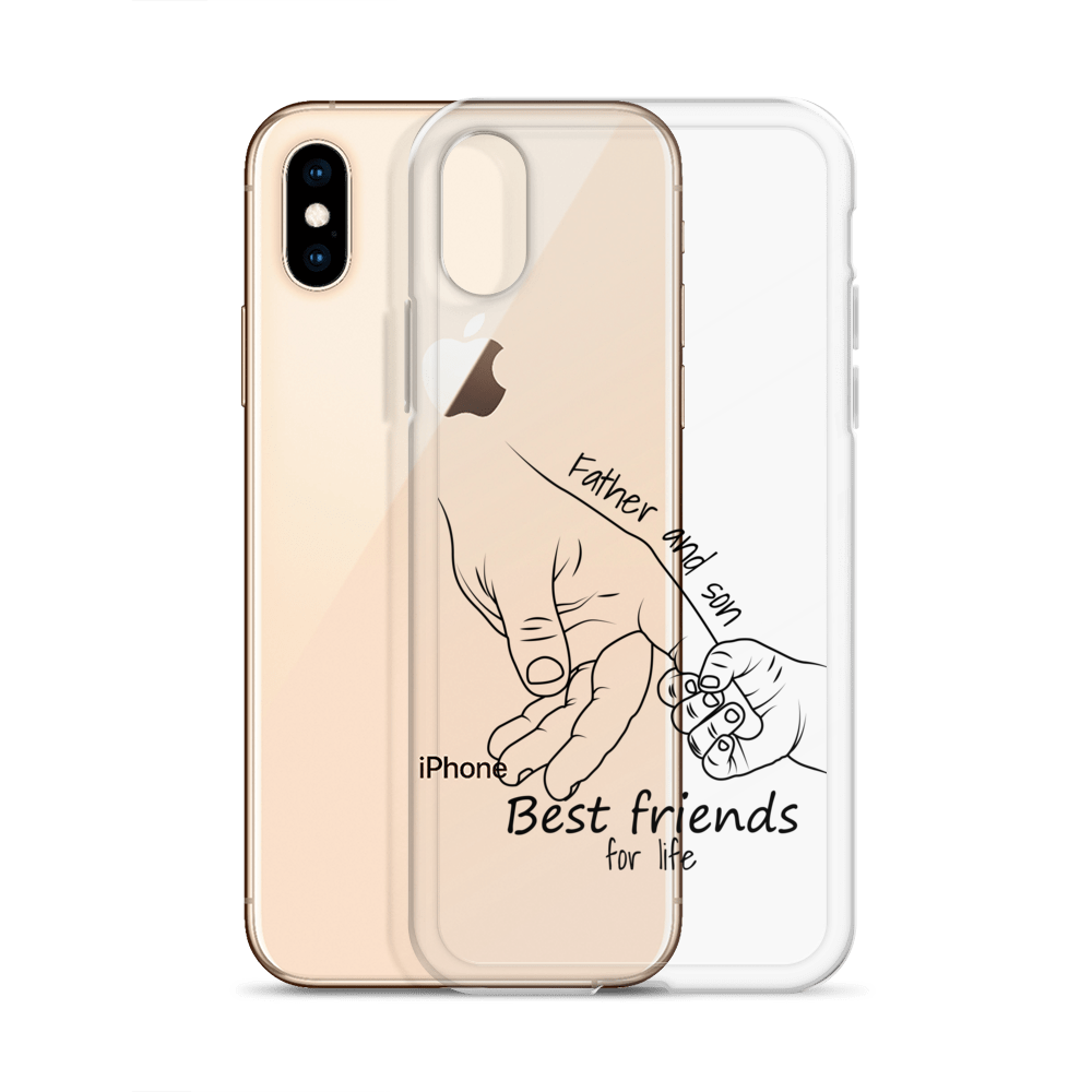 Father And Son Best Friends For Life Clear Case for iPhone®