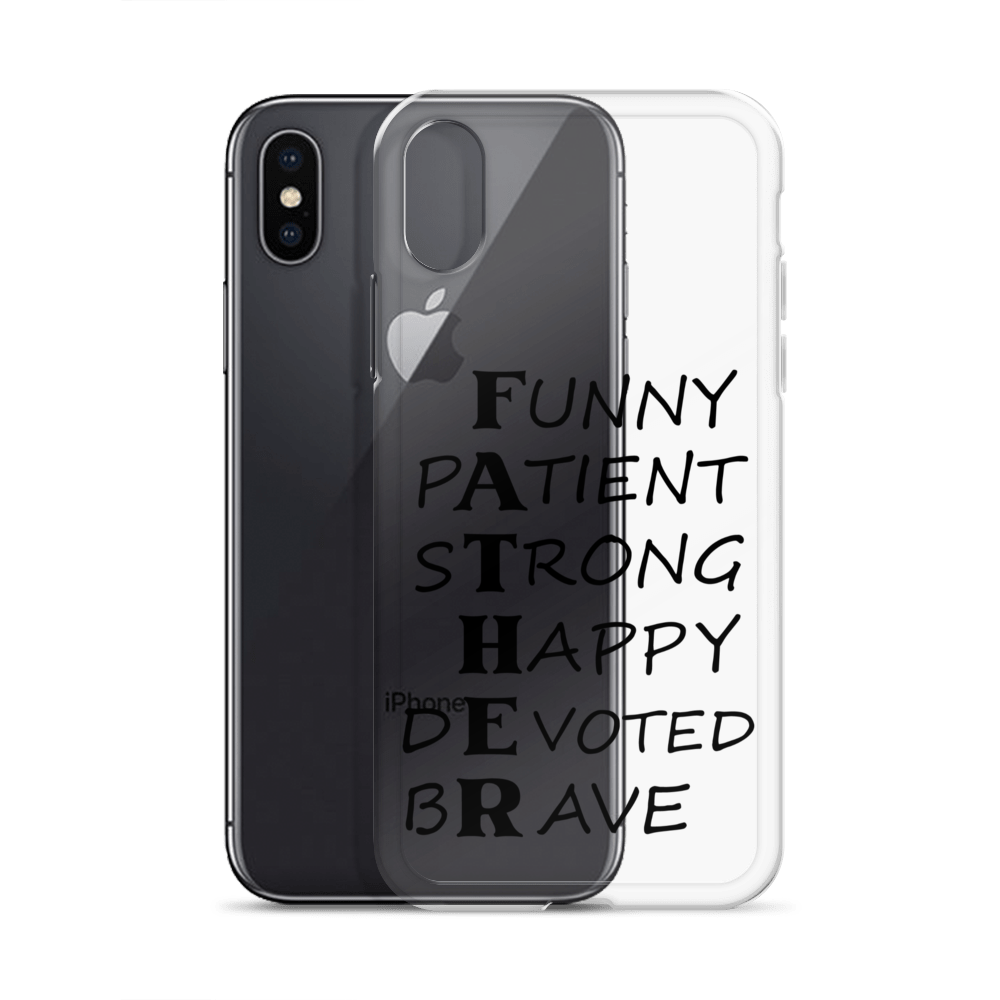 Funny Patient Strong Happy Devoted Brave Clear Case for iPhone®