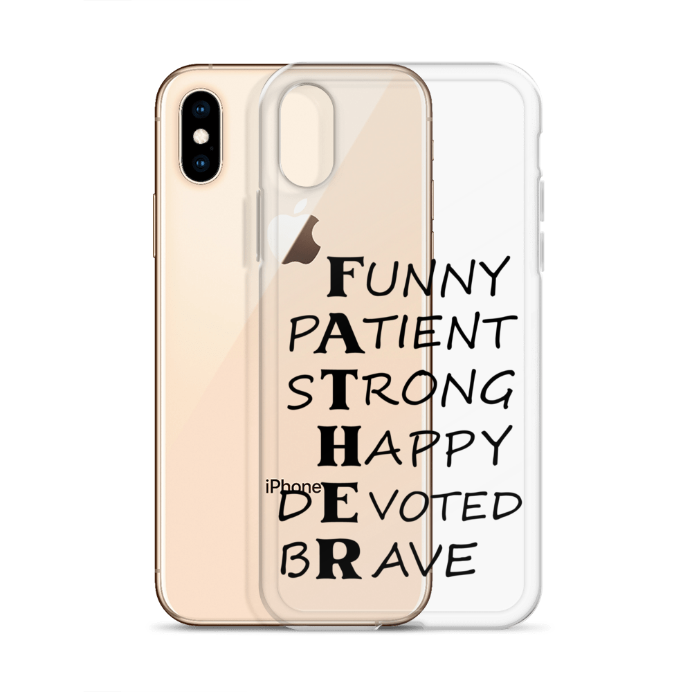 Funny Patient Strong Happy Devoted Brave Clear Case for iPhone®