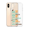 Brave Hero Kind Protector Smart Fun Hardworking Best Loving Supportive Friend Understanding Father Clear Case for iPhone®