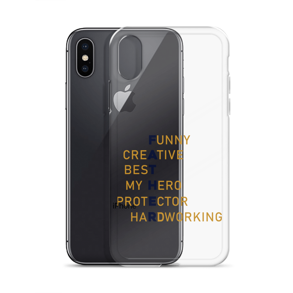 Funny Creative Best My Hero Protector HardWorking Clear Case for iPhone®