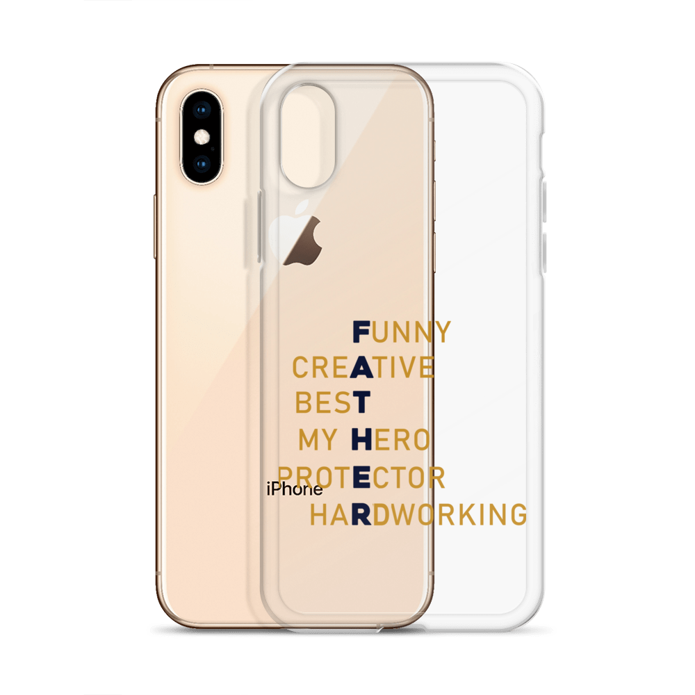 Funny Creative Best My Hero Protector HardWorking Clear Case for iPhone®