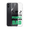 My Favorite People Call Me Dad Clear Case for iPhone®