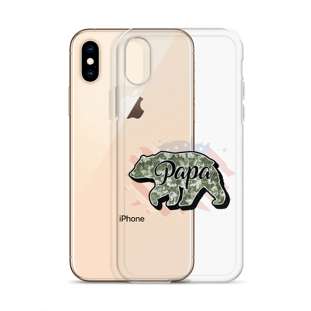 Bear Papa Clear Case for iPhone®