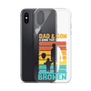 Dad And Son A Bond that can't Be Broken Clear Case for iPhone®