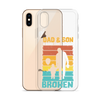 Dad And Son A Bond that can't Be Broken Clear Case for iPhone®